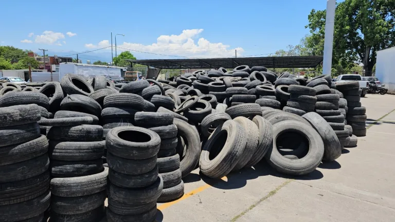 Neumatón: se lograron superar las 1.400 toneladas de cubiertas en desuso
