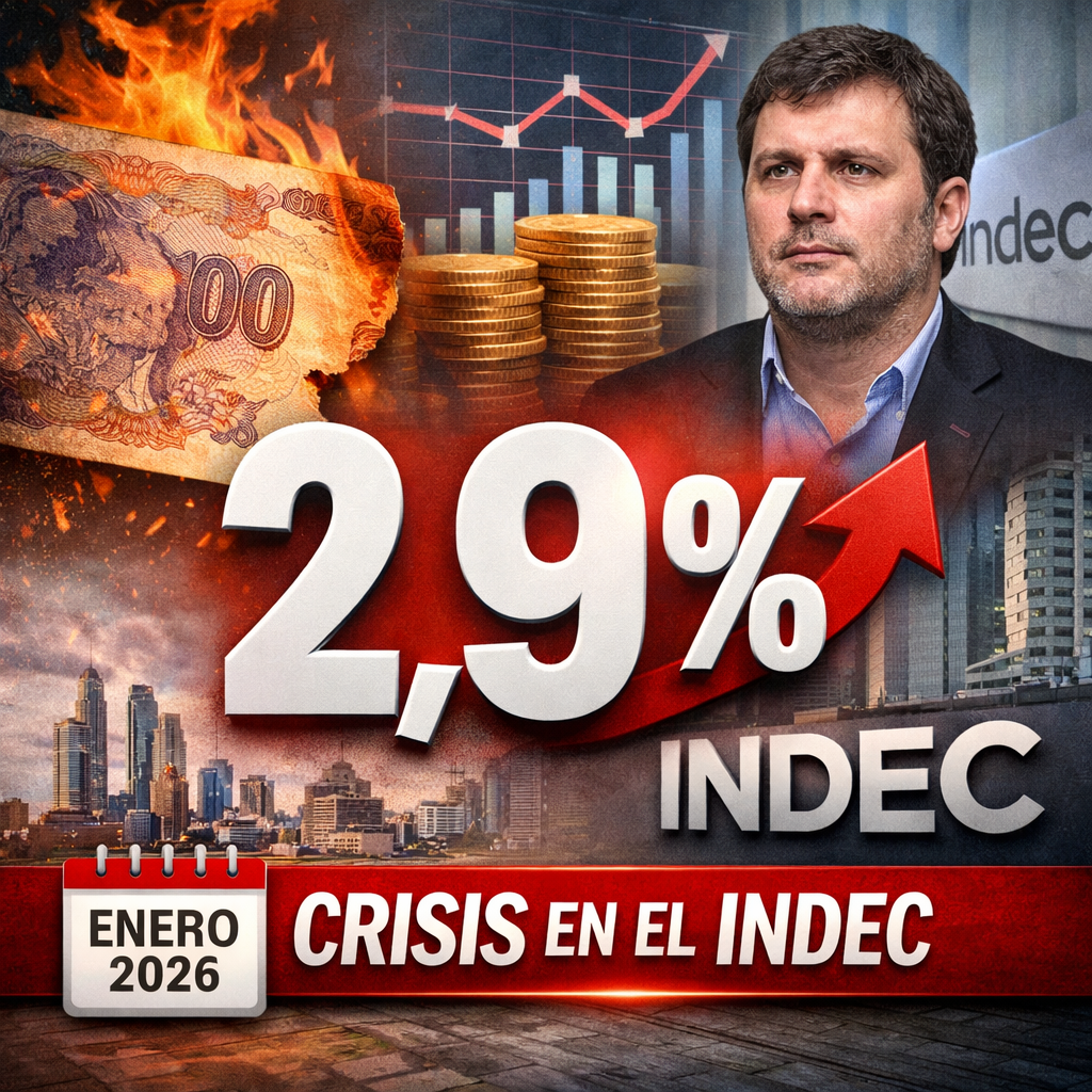 LA INFLACIÓN DE ENERO FUE 2,9% Y SE ACELERÓ TRAS LA SALIDA DE MARCO LAVAGNA DEL INDEC