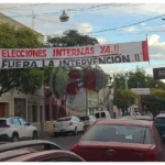 INTERNAS AL ROJO VIVO: APARECIERON PASACALLES CONTRA LA INTERVENCIÓN DEL PJ EN SALTA
