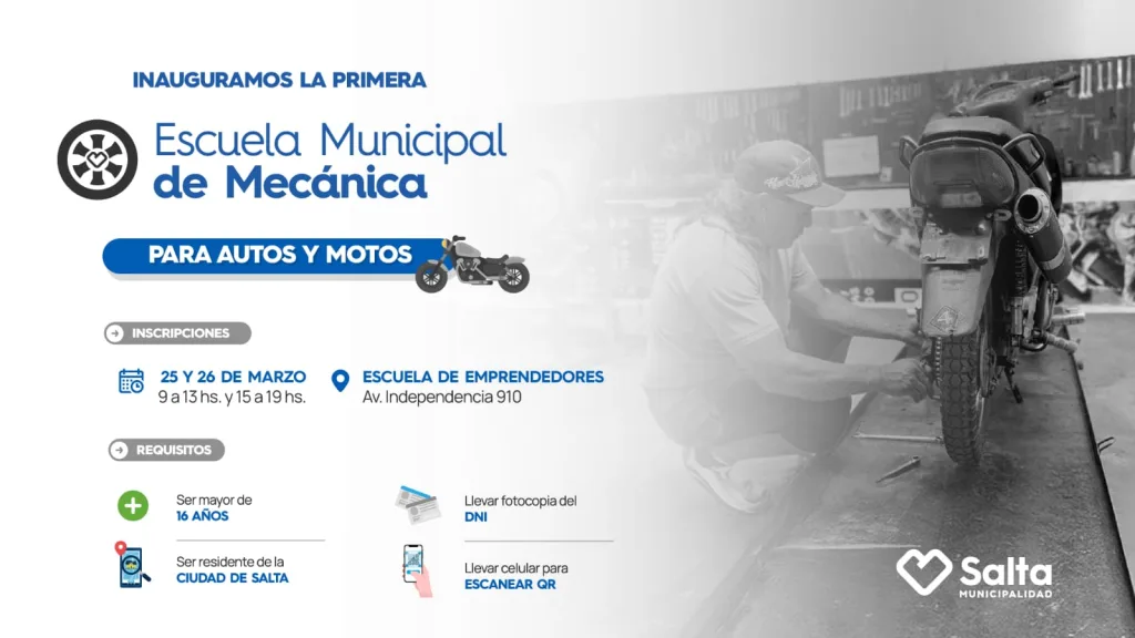 Abre la primera Escuela Municipal de Mecánica