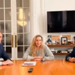 Sáenz se reunió con Karina Milei y Santilli para gestionar obras y proyectos para Salta