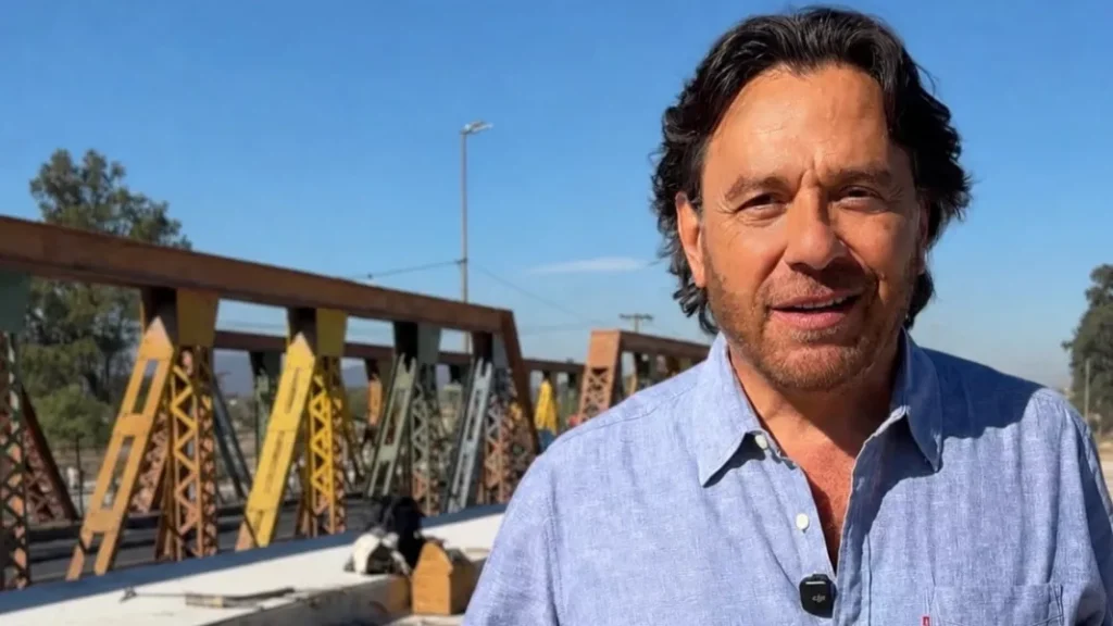 Sáenz supervisó la obra que avanza con asistencia financiera provincial en los puentes sobre el río Vaqueros y Circunvalación