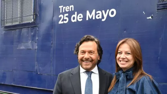 Sáenz y Pettovello pusieron en marcha el Tren 25 de Mayo en Salta