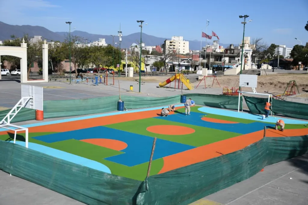 Espacio renovado en Plaza España