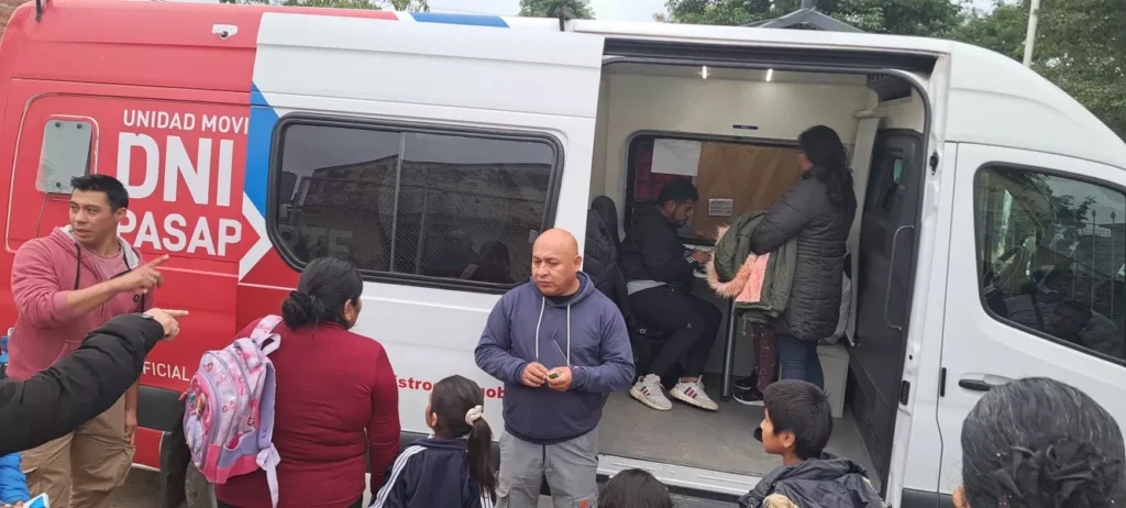 El móvil del Registro Civil atenderá esta semana en distintos barrios de Orán